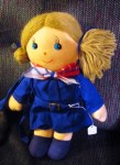 girl guide canadian rag doll good view